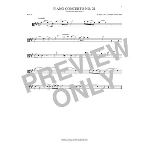 Piano Concerto No. 21 In C Major ("Elvira Madigan"), Second Movement Excerpt